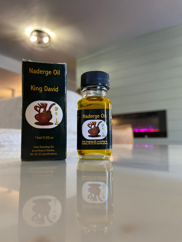 Naderge Oil-King David Anointing Oil | Holy Anointing Oil | Prayer & Healing Oil | 15ml Spiritual Oil | Biblical Oil | Exodus 30:22-25